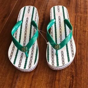 Tory Burch Wedge Flip Flops